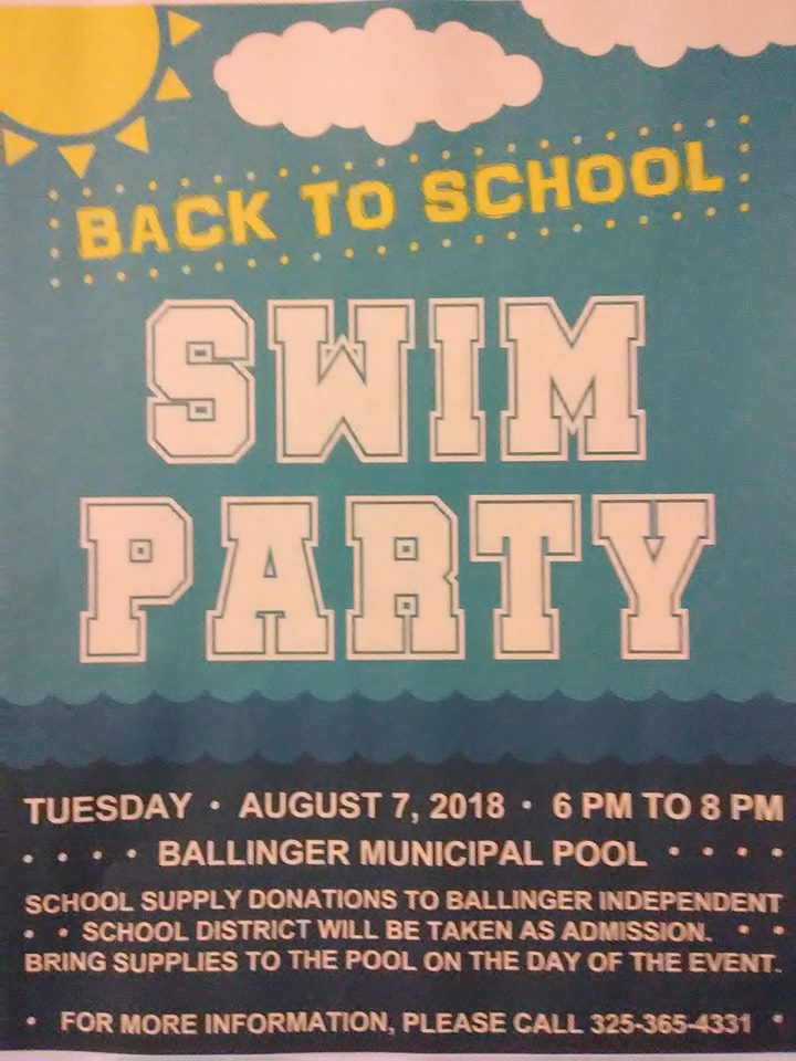 B2S Swim Party 2018